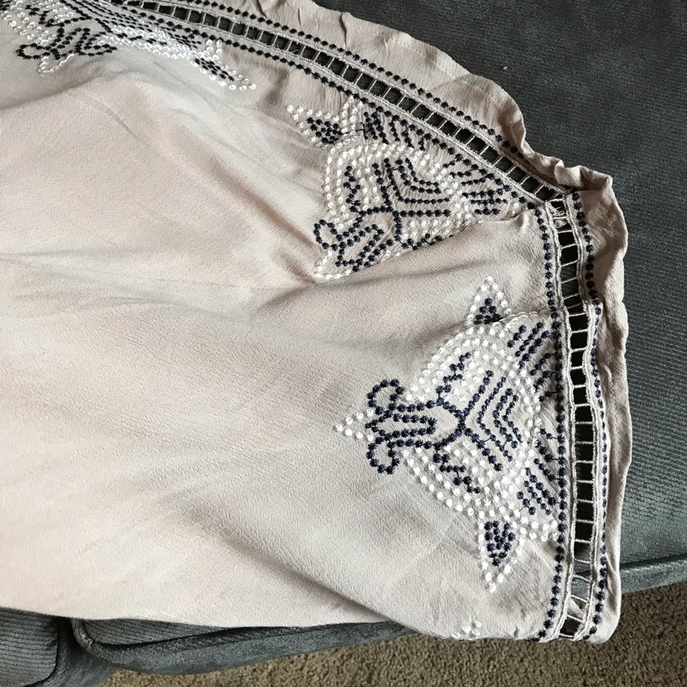 ❤️LAST NEW S Taupe Crochet Trim Long Kimono - Picture 8 of 8